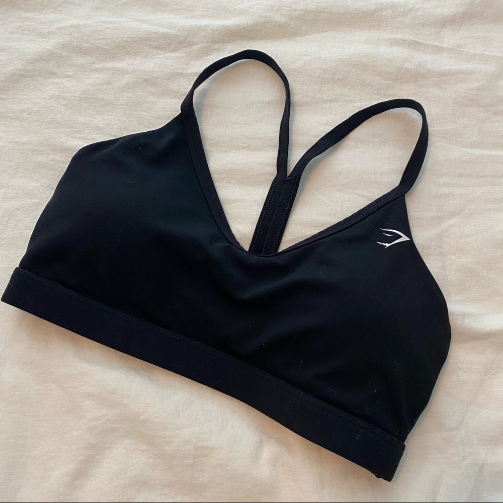 Gymshark V neck training sports bra. Size small.